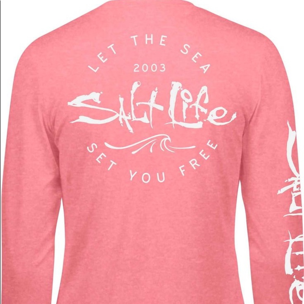 Coral Saltlife water/athletic shirt. Womens small!